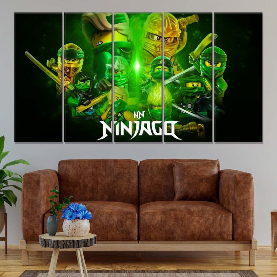 Ninjago Alle Charaktere 17 Leinwandbilder – Bild 2