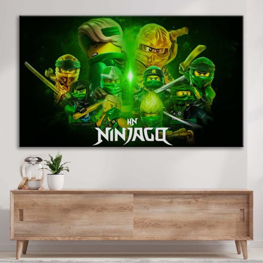 Ninjago Alle Charaktere 17 Leinwandbilder – Bild 3