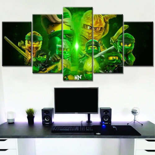 Ninjago Alle Charaktere 17 Leinwandbilder
