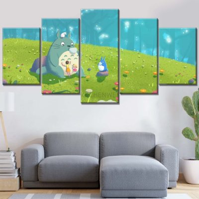 Mein Nachbar Totoro Alle Charaktere 18 Leinwandbilder