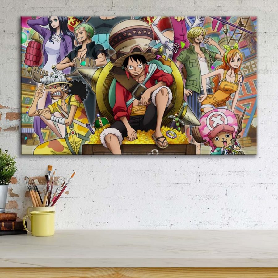 One Piece Alle Charaktere 22 Leinwandbilder – Bild 3