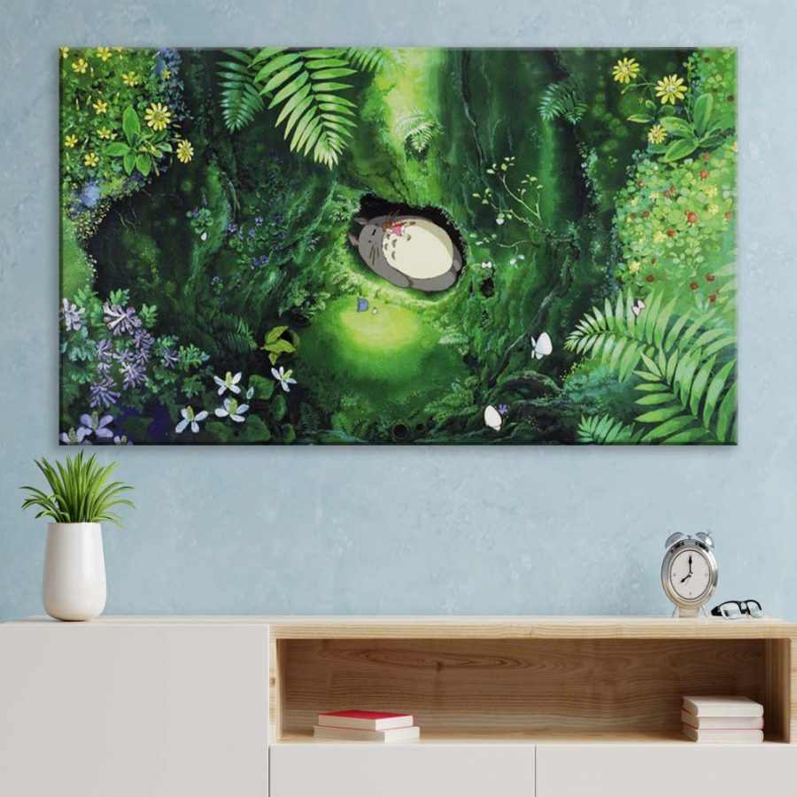 Mein Nachbar Totoro Alle Charaktere 30 Leinwandbilder – Bild 3