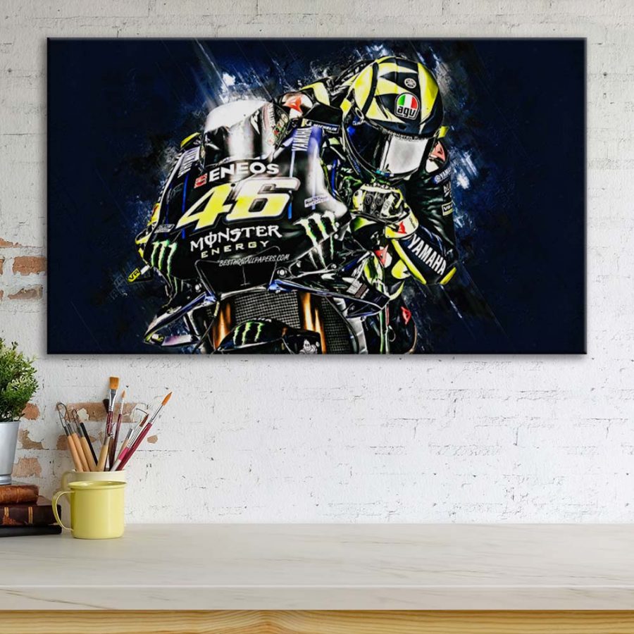 Valentino Rossi Moto GP 6 Leinwandbilder – Bild 3
