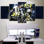 Valentino Rossi Moto GP 6 Leinwandbilder