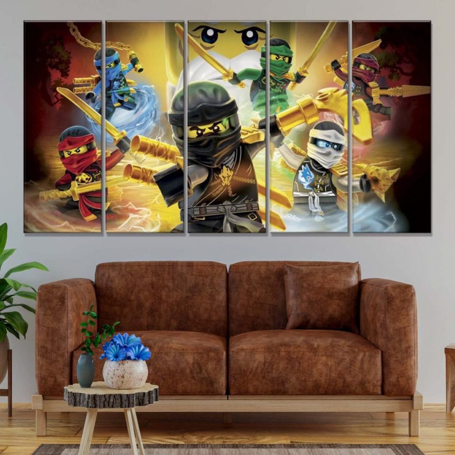 Ninjago Alle Charaktere 13 Leinwandbilder – Bild 2