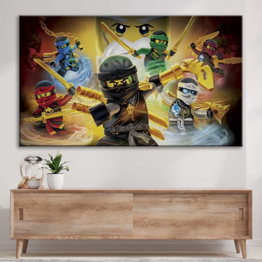 Ninjago Alle Charaktere 13 Leinwandbilder – Bild 3