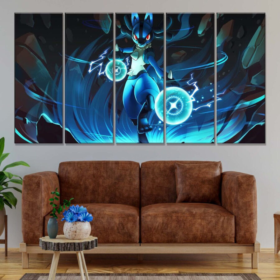 Pokemon Roku das Lucario 78 Leinwandbilder – Bild 2