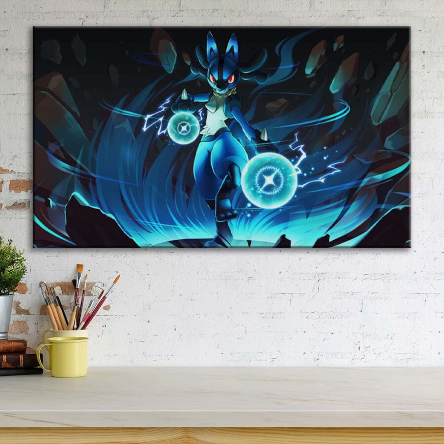 Pokemon Roku das Lucario 78 Leinwandbilder – Bild 3