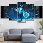 Pokemon Roku das Lucario 78 Leinwandbilder