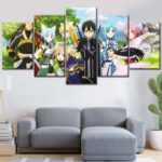 Sword Art Online Alle Charaktere 28 Leinwandbilder