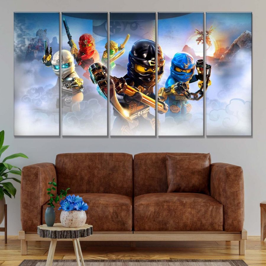 Ninjago Alle Charaktere 23 Leinwandbilder – Bild 2