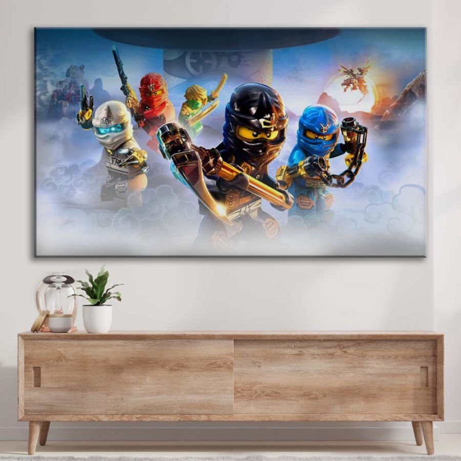 Ninjago Alle Charaktere 23 Leinwandbilder – Bild 3