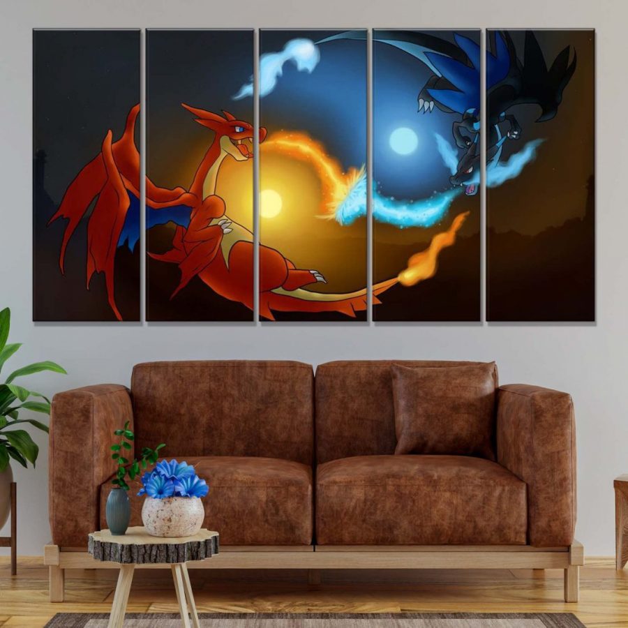 Pokemon Alle Charaktere 80 Leinwandbilder – Bild 2