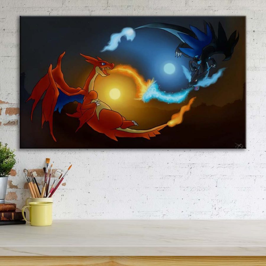 Pokemon Alle Charaktere 80 Leinwandbilder – Bild 3