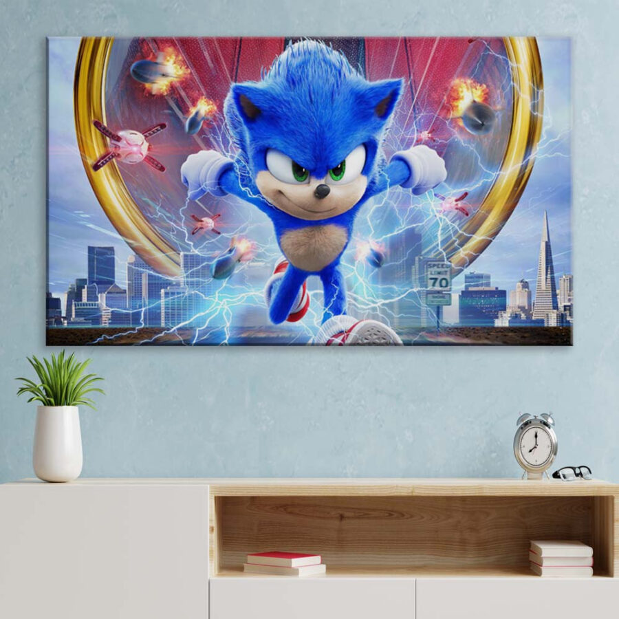 Sonic The Hedgehog 7 Leinwandbilder – Bild 3