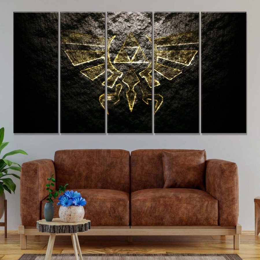 The Legend of Zelda Triforce 3 Leinwandbilder – Bild 2