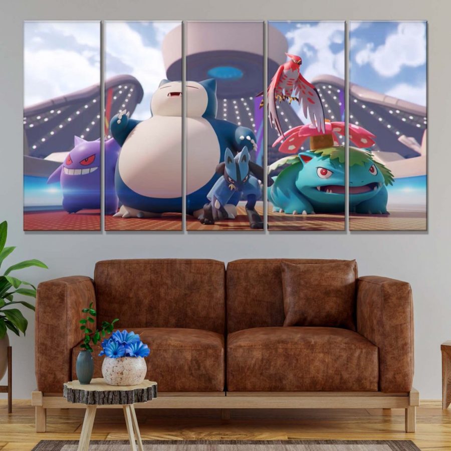 Pokemon Alle Charaktere 14 Leinwandbilder – Bild 2