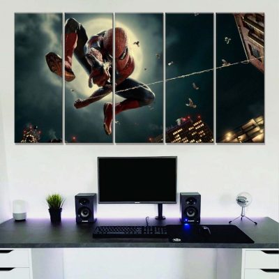 Alternative view of Spider Man Marvel 32 Leinwandbilder