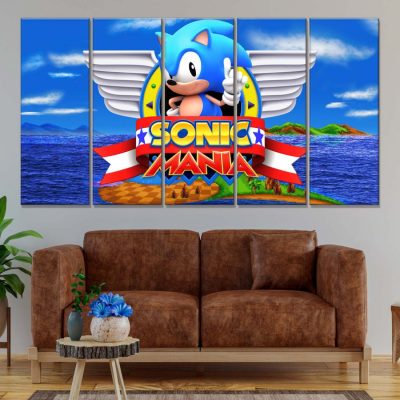 Alternative view of Sonic Mania 6 Leinwandbilder