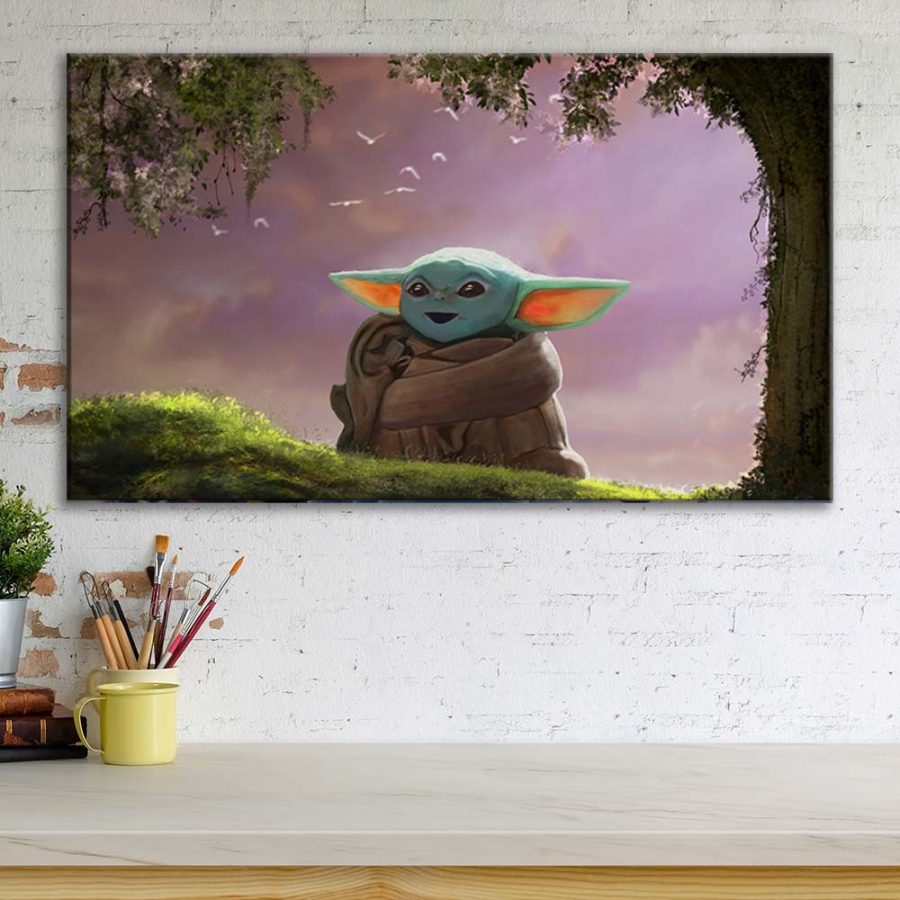 Star Wars Yoda 7 Leinwandbilder – Bild 3