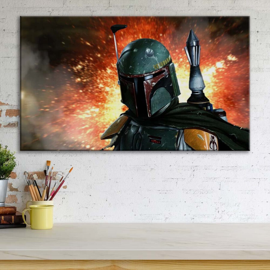 Boba Fett Star Wars Leinwandbilder – Bild 3