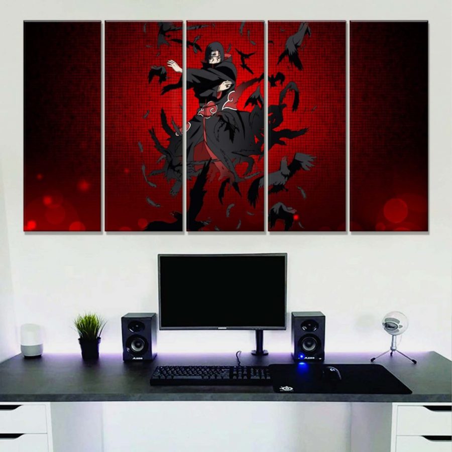 Motiv: Naruto Uchiha Itachi 6 Leinwandbilder – Bild 2