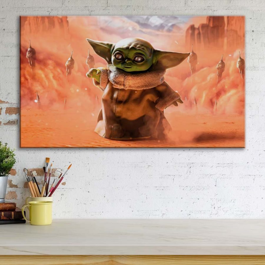 Star Wars Yoda 1 Leinwandbilder – Bild 3