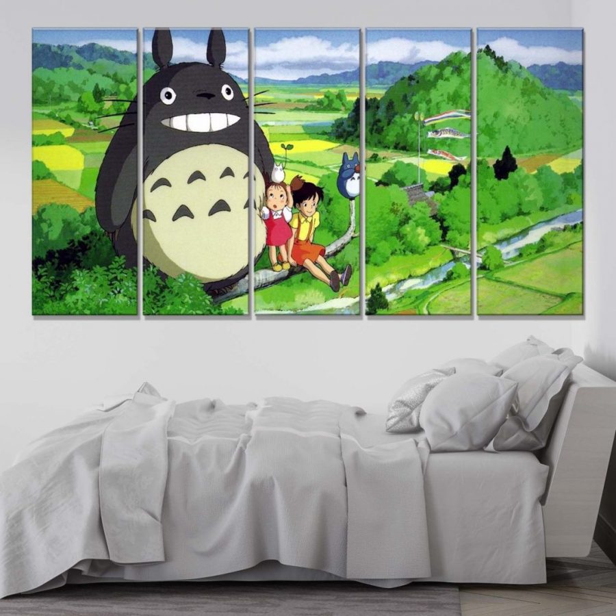 Mein Nachbar Totoro Alle Charaktere 25 Leinwandbilder – Bild 2