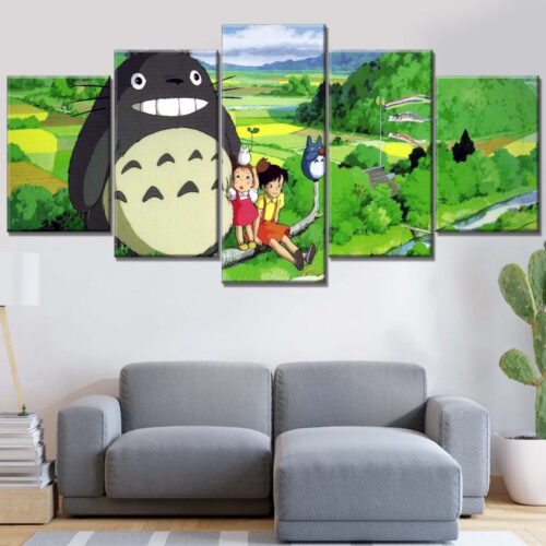 Mein Nachbar Totoro Alle Charaktere 25 Leinwandbilder