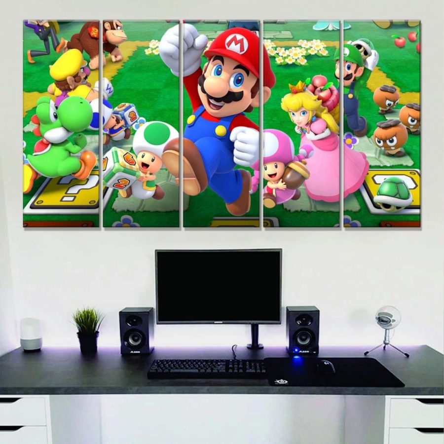 Super Mario 7 Leinwandbilder – Bild 2