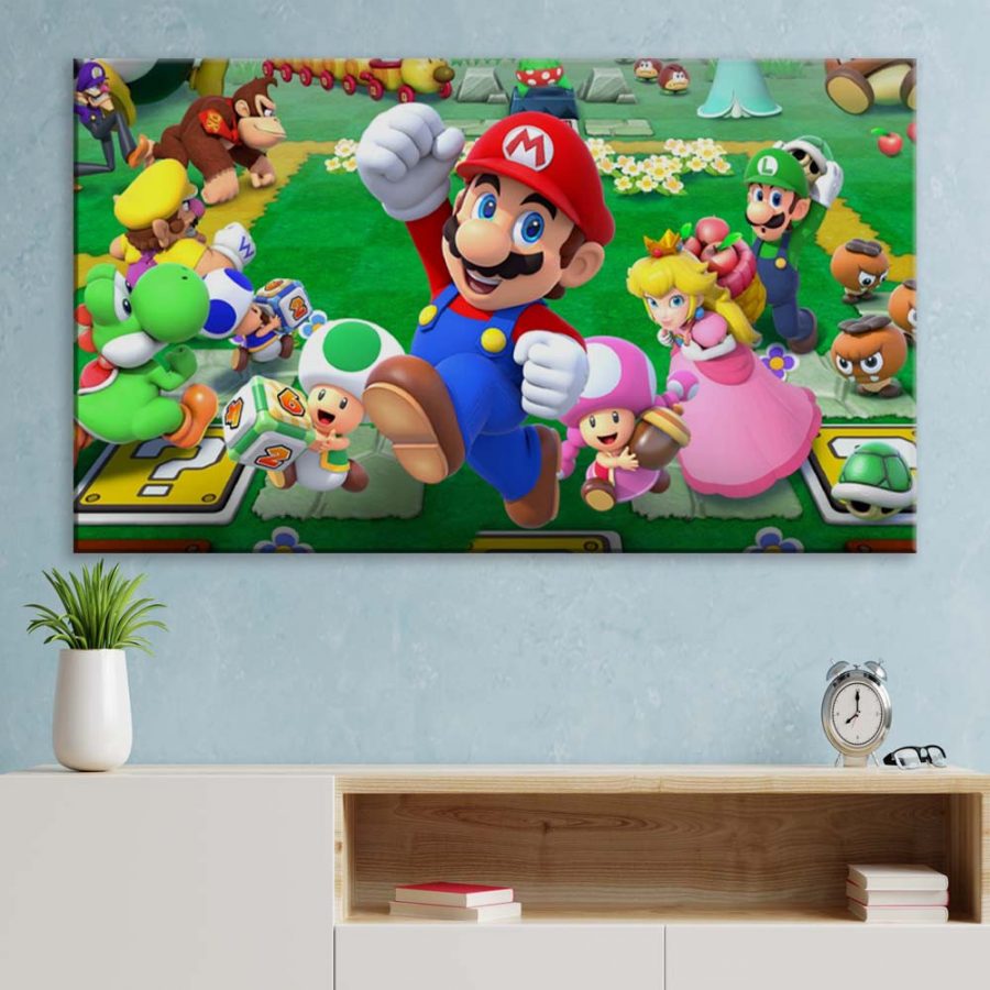 Super Mario 7 Leinwandbilder – Bild 3