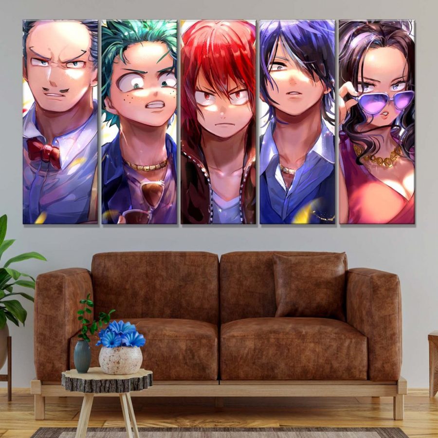 My Hero Academia Alle Charaktere 20 Leinwandbilder – Bild 2