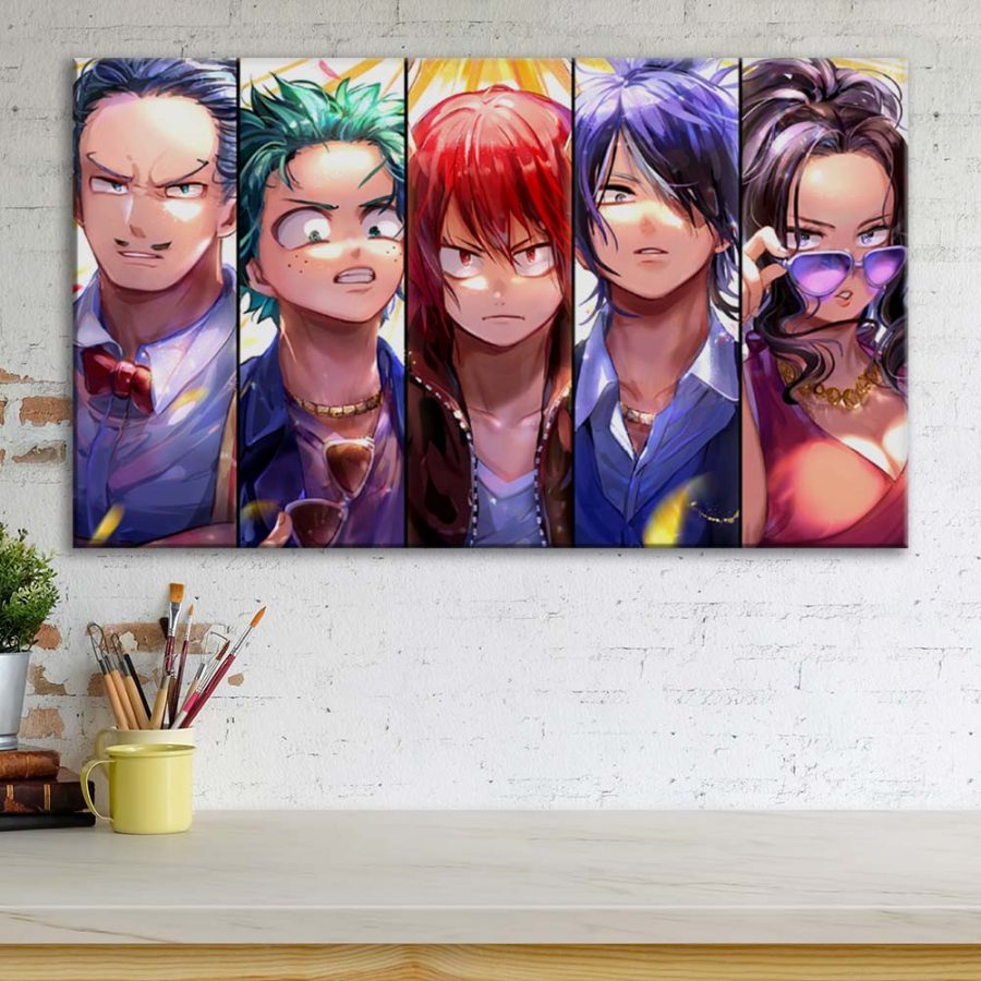 My Hero Academia Alle Charaktere 20 Leinwandbilder – Bild 3