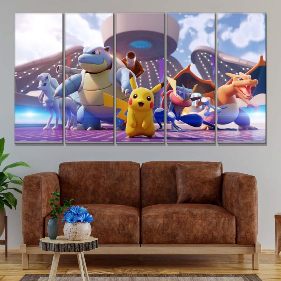 Pokemon Alle Charaktere 71 Leinwandbilder – Bild 2