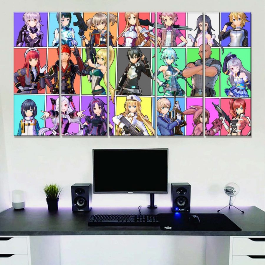 Sword Art Online Alle Charaktere 31 Leinwandbilder – Bild 2