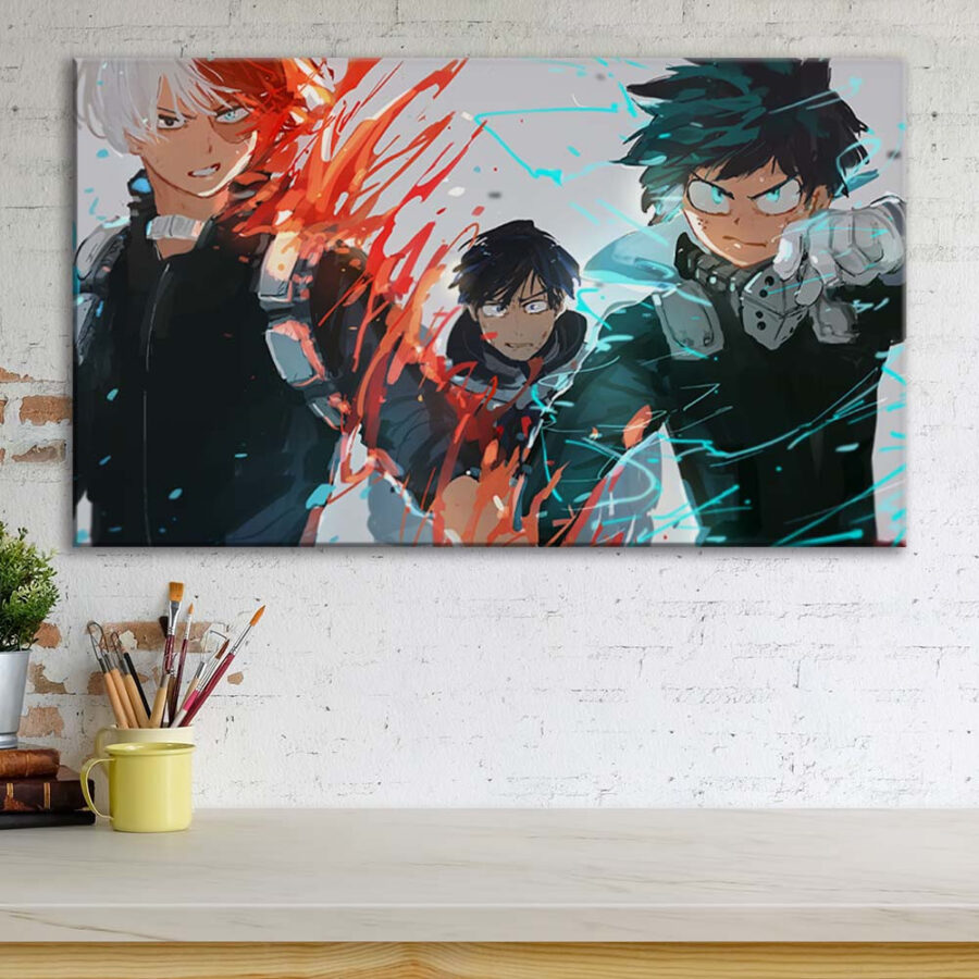 My Hero Academia Alle Charaktere 16 Leinwandbilder – Bild 3