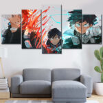 My Hero Academia Alle Charaktere 16 Leinwandbilder