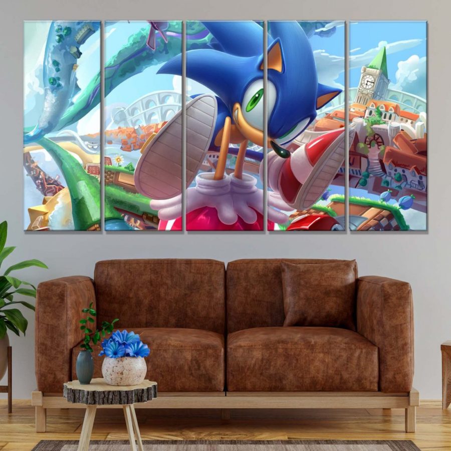 Sonic The Hedgehog 13 Leinwandbilder – Bild 2