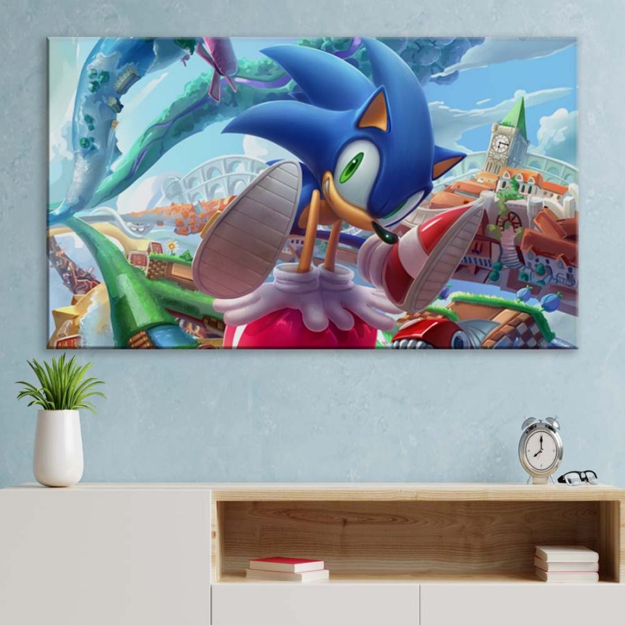 Sonic The Hedgehog 13 Leinwandbilder – Bild 3