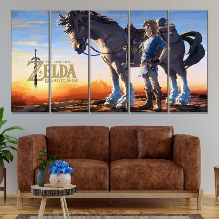 Link The Legend of Zelda 6 Leinwandbilder – Bild 2