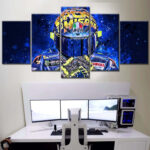 Valentino Rossi Moto GP 1 Leinwandbilder