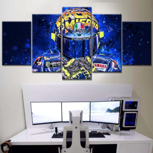 Valentino Rossi Moto GP 1 Leinwandbilder