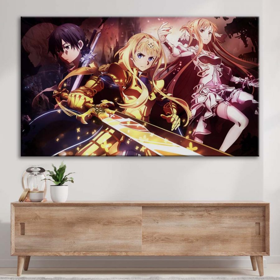 Sword Art Online Alle Charaktere 11 Leinwandbilder – Bild 3