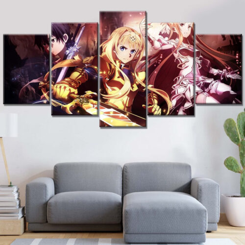 Sword Art Online Alle Charaktere 11 Leinwandbilder