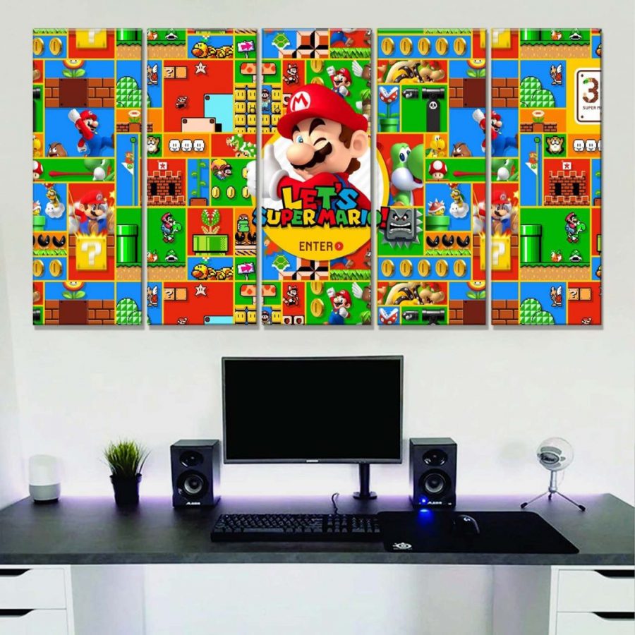 Super Mario 19 Leinwandbilder – Bild 2