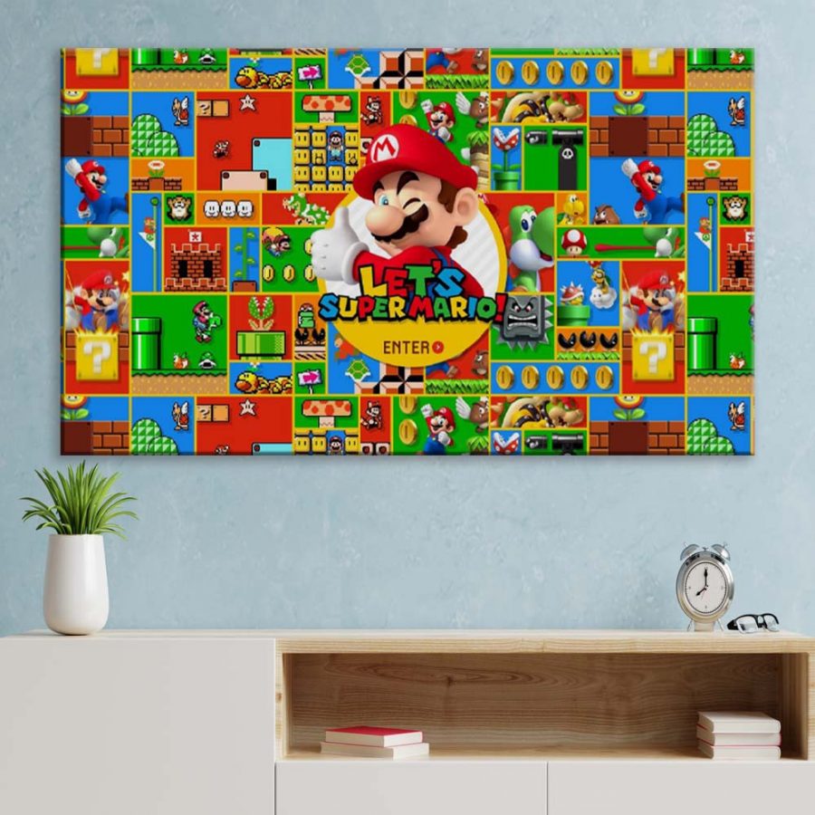 Super Mario 19 Leinwandbilder – Bild 3