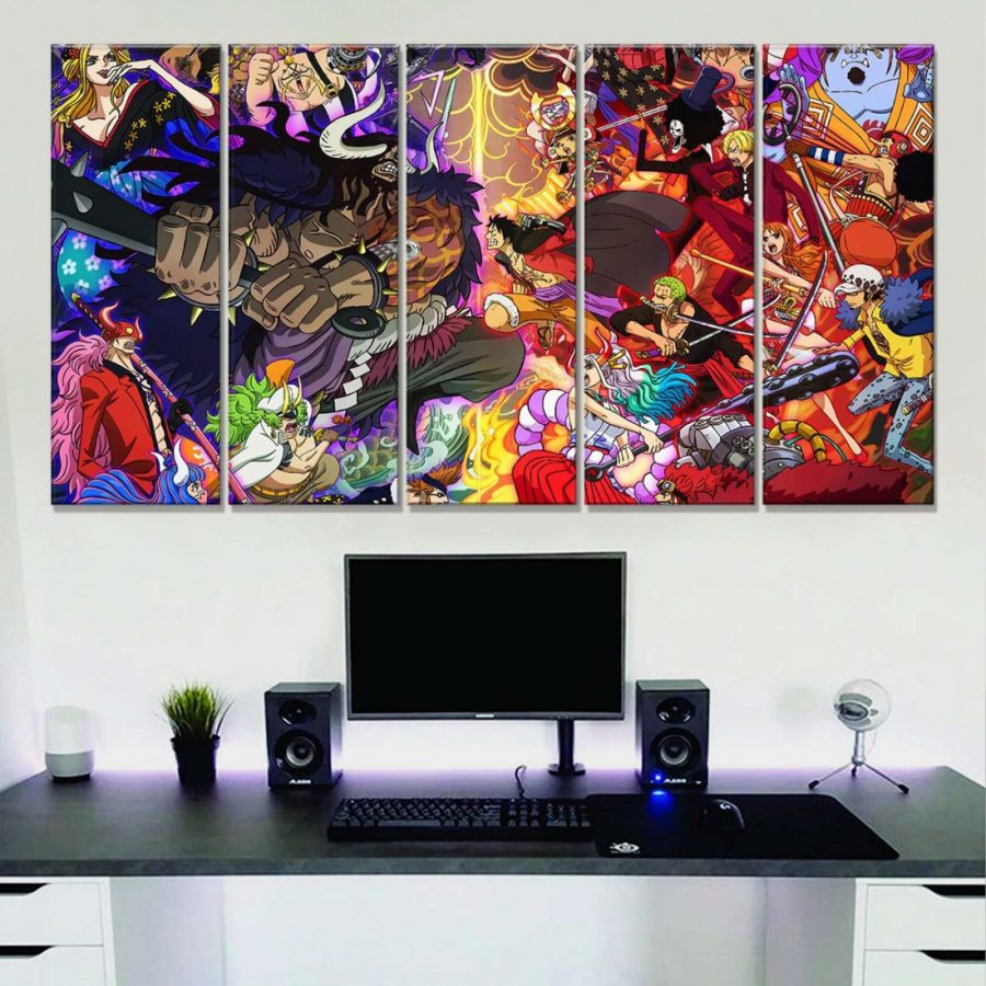 One Piece Alle Charaktere 11 Leinwandbilder – Bild 2