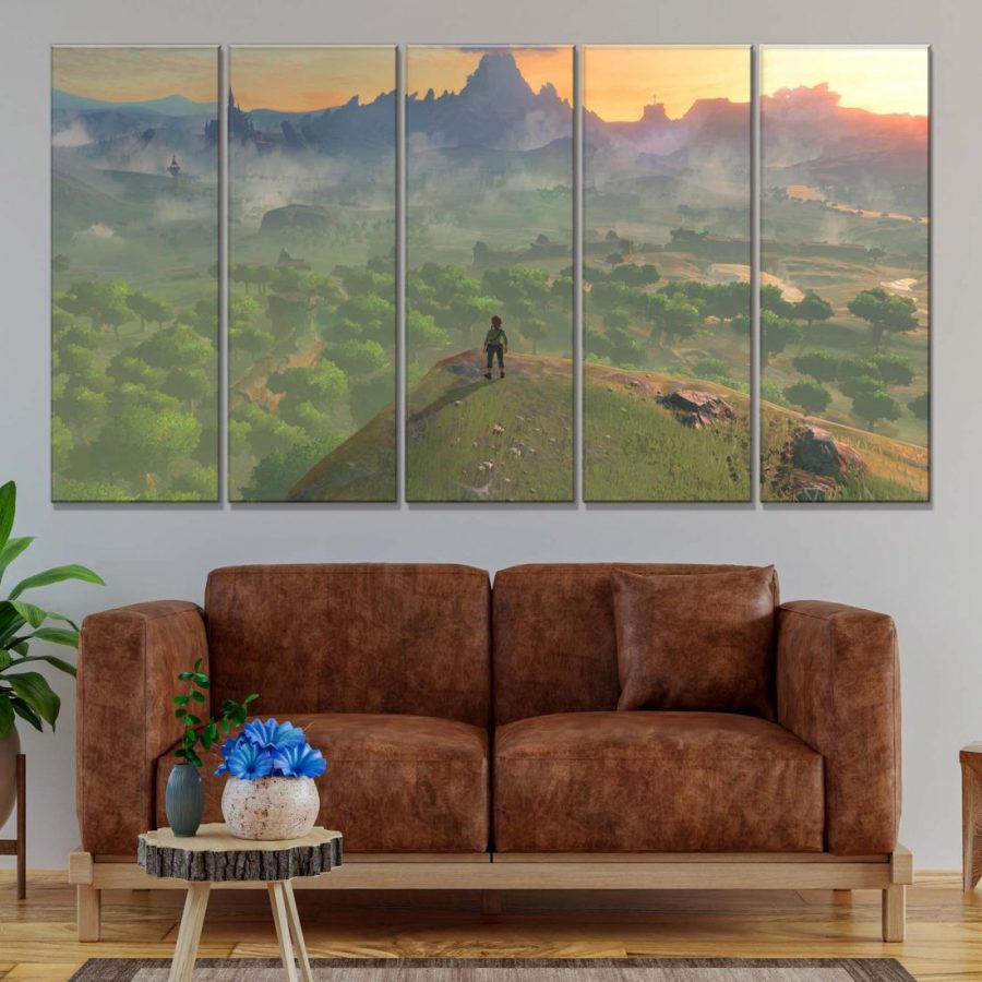 Breath of the Wild The Legend of Zelda 6 Leinwandbilder – Bild 2