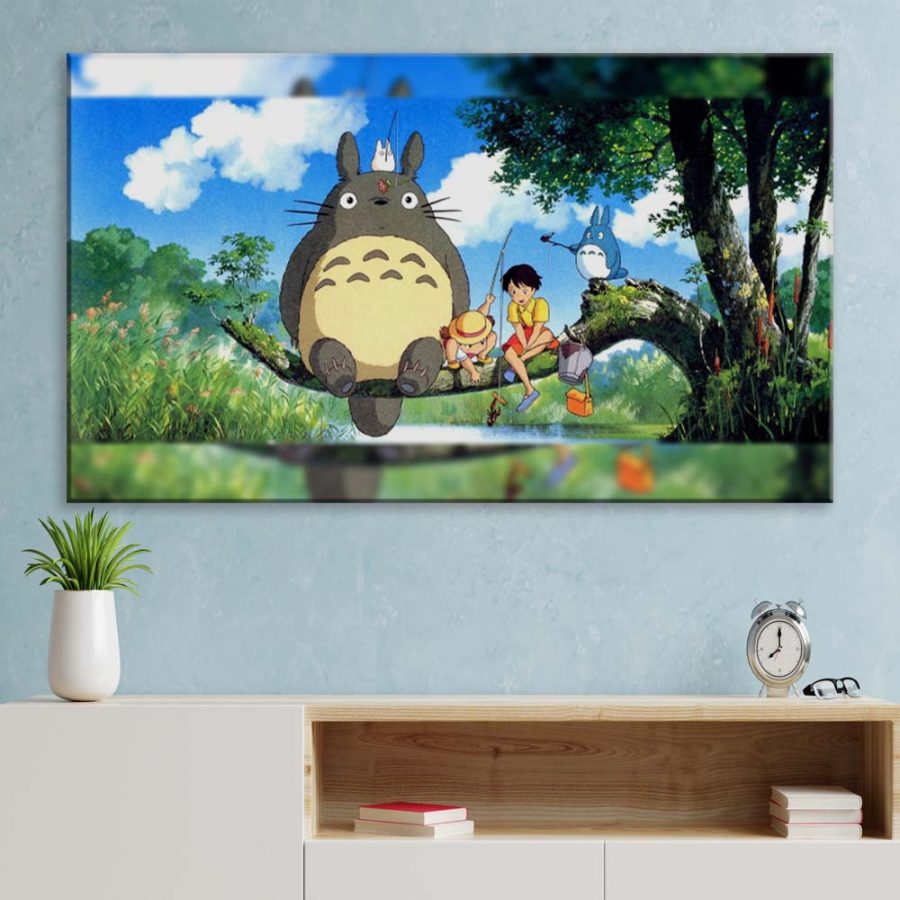 Mein Nachbar Totoro Alle Charaktere 7 Leinwandbilder – Bild 3