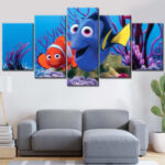 Findet Nemo Figuren 16 Leinwandbilder